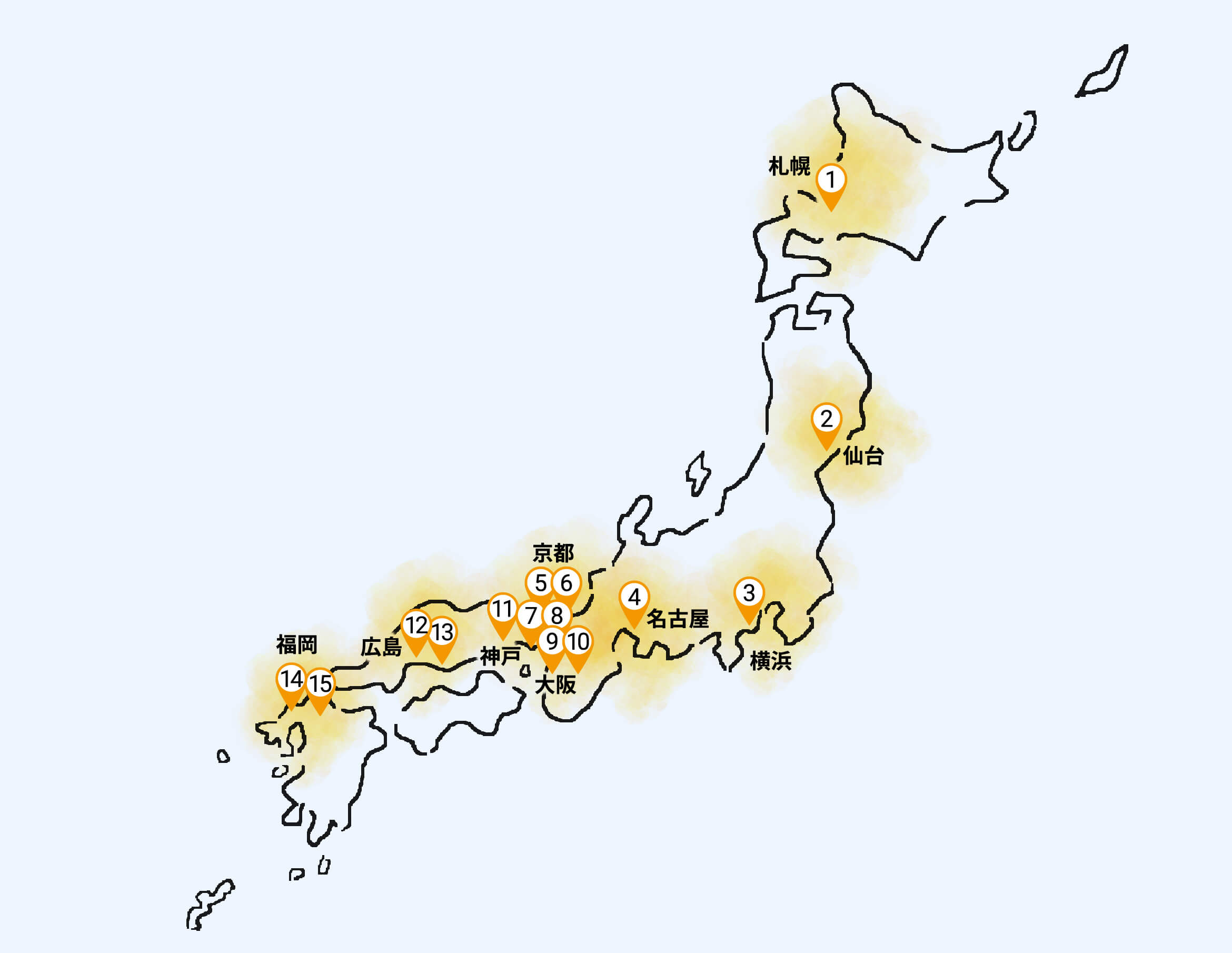 Japan map